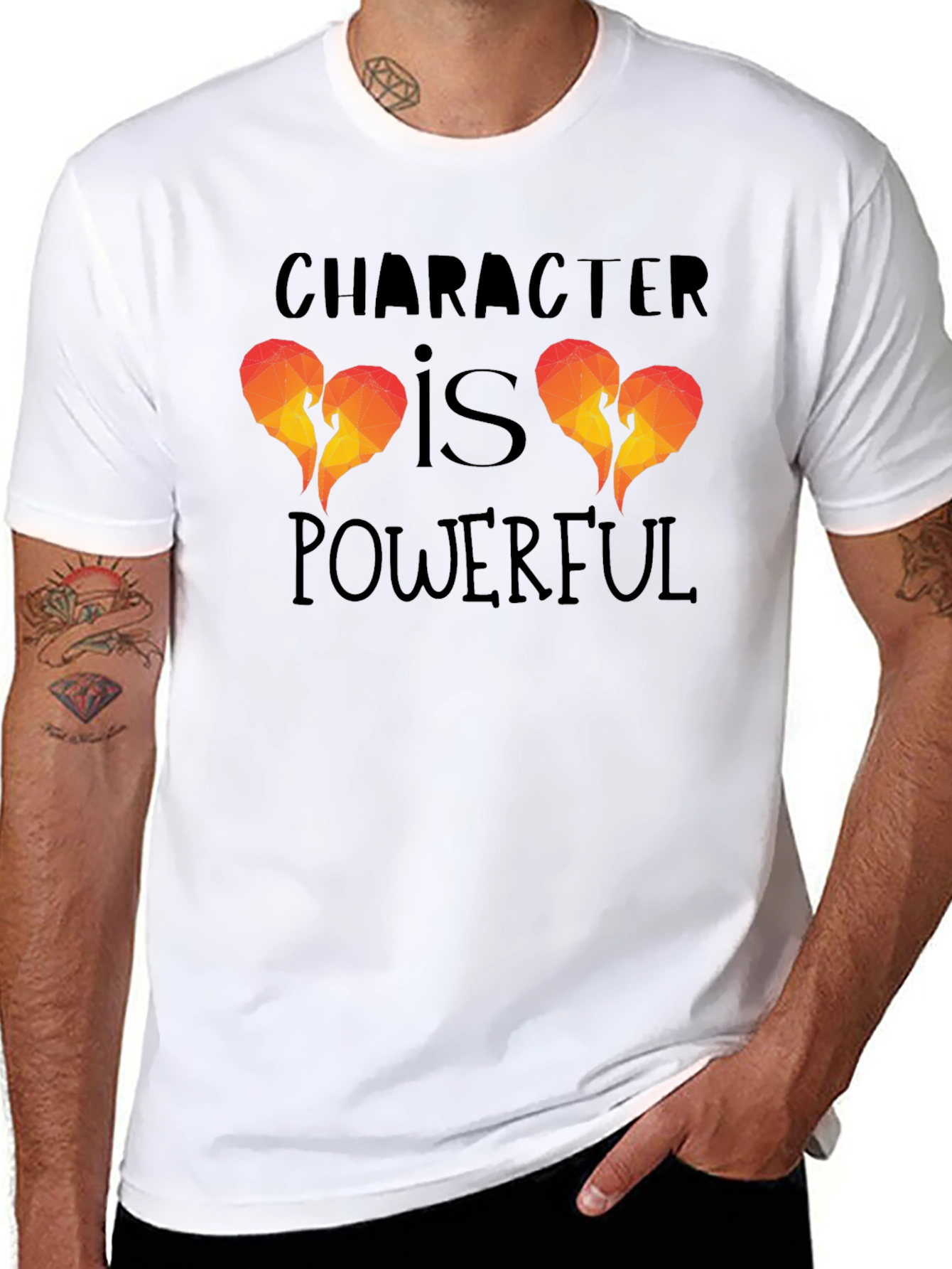 Character Is Powerful Graphic T-Shirt