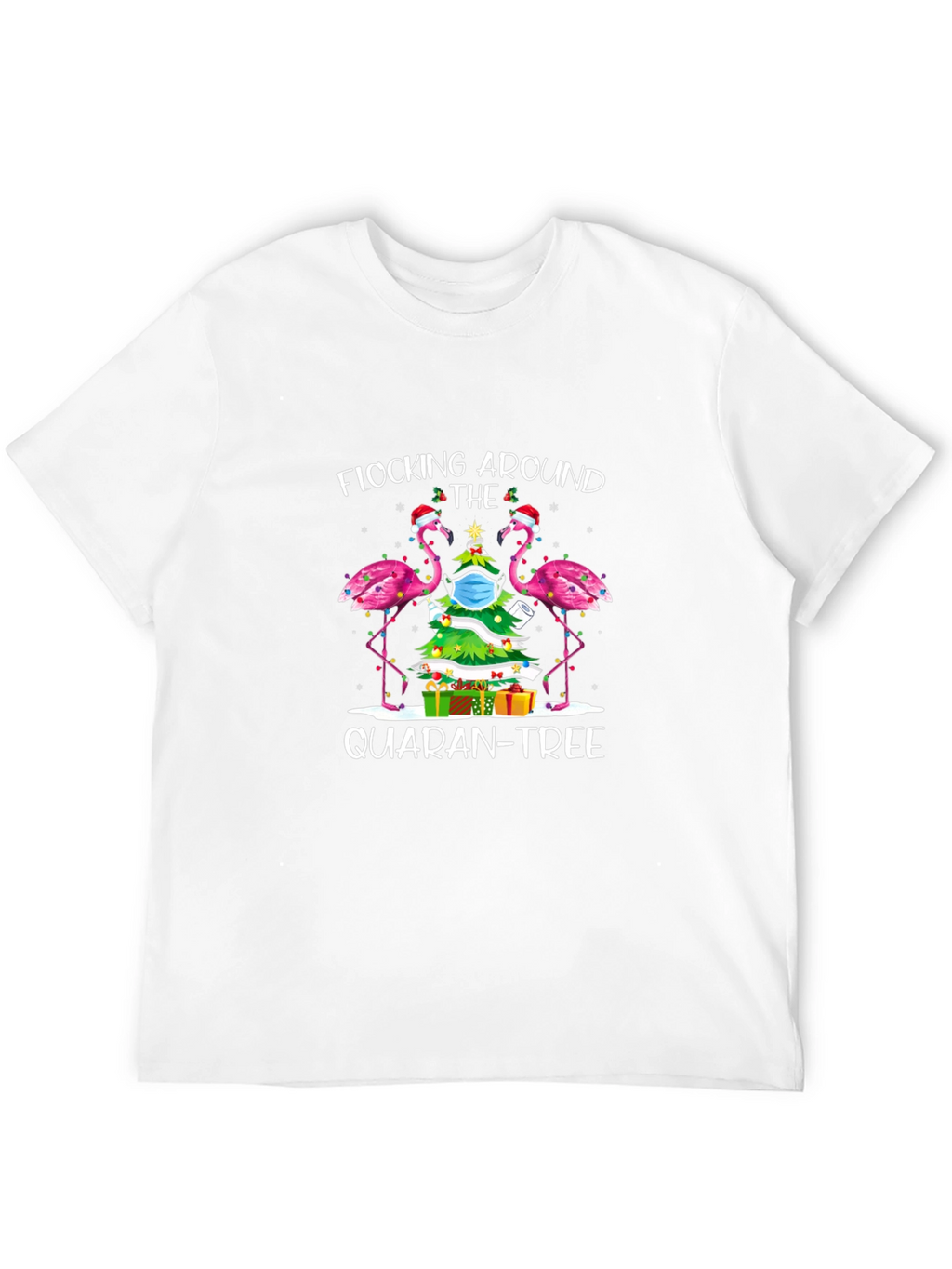 Quaran-Tree Flamingo T-Shirt