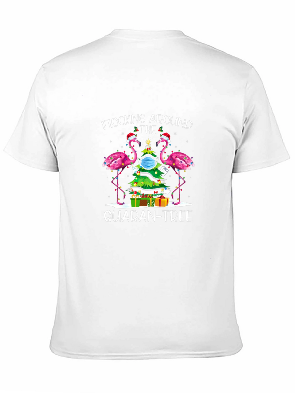 Quaran-Tree Flamingo T-Shirt