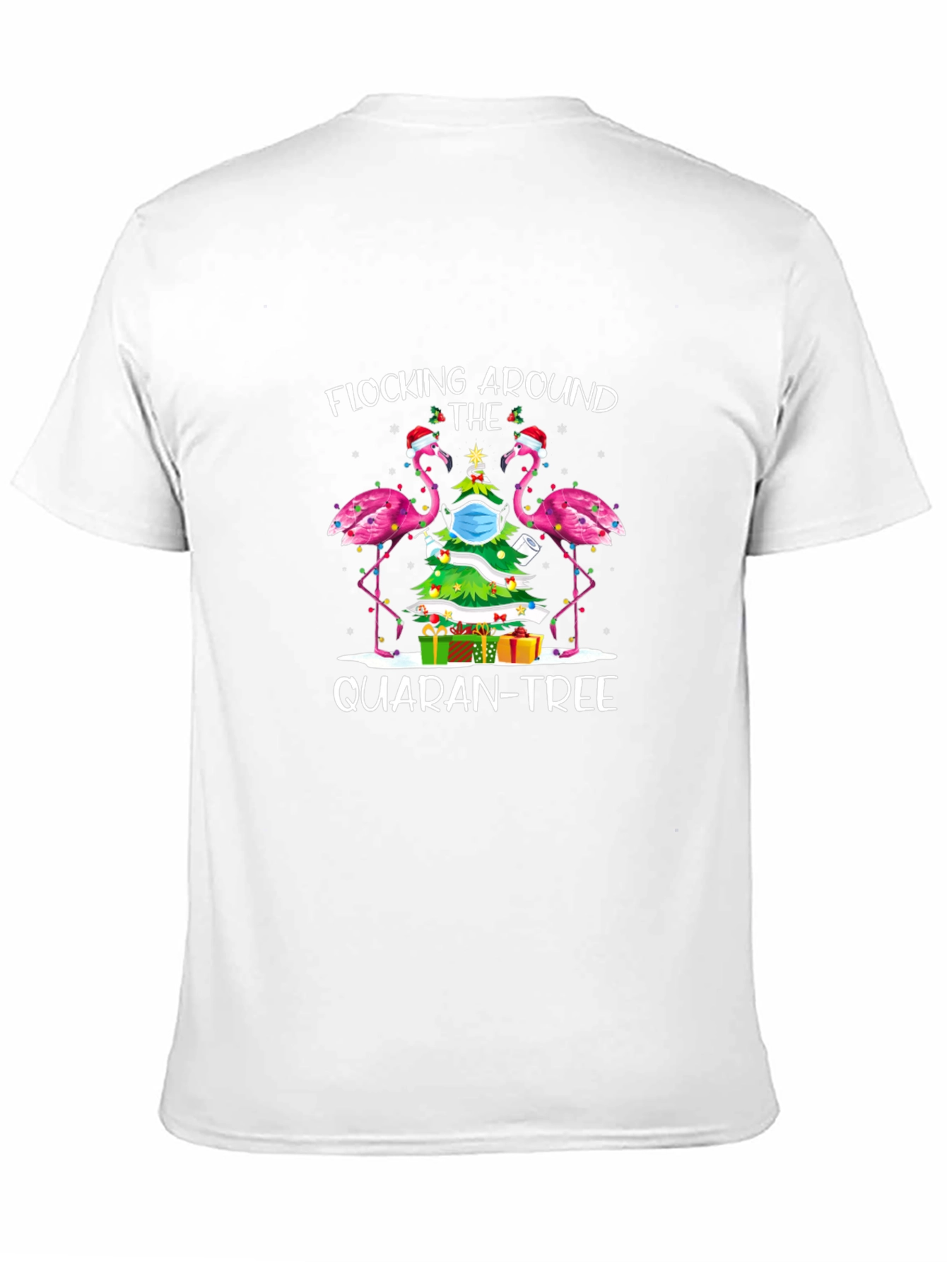 Quaran-Tree Flamingo T-Shirt