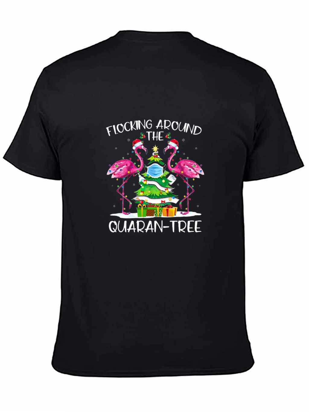 Quaran-Tree Flamingo T-Shirt
