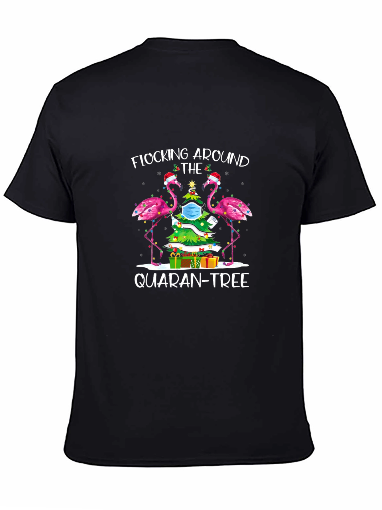 Quaran-Tree Flamingo T-Shirt