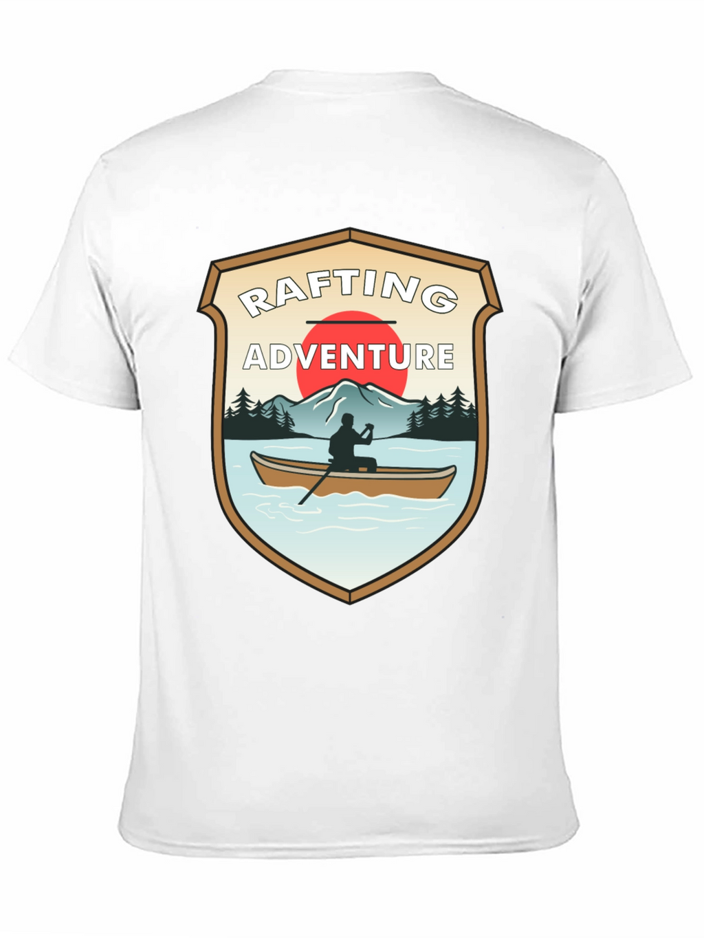 Rafting Adventure Graphic T-Shirt - Outdoor Style