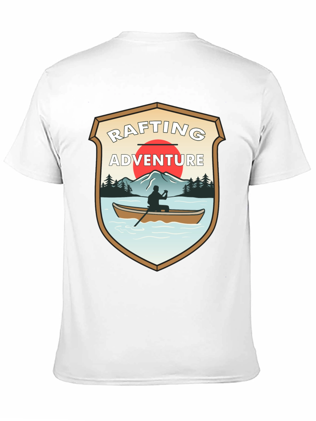 Rafting Adventure Graphic T-Shirt - Outdoor Style