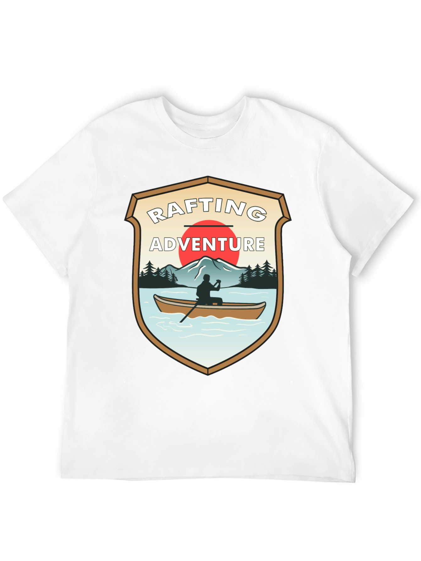 Rafting Adventure Graphic T-Shirt - Outdoor Style