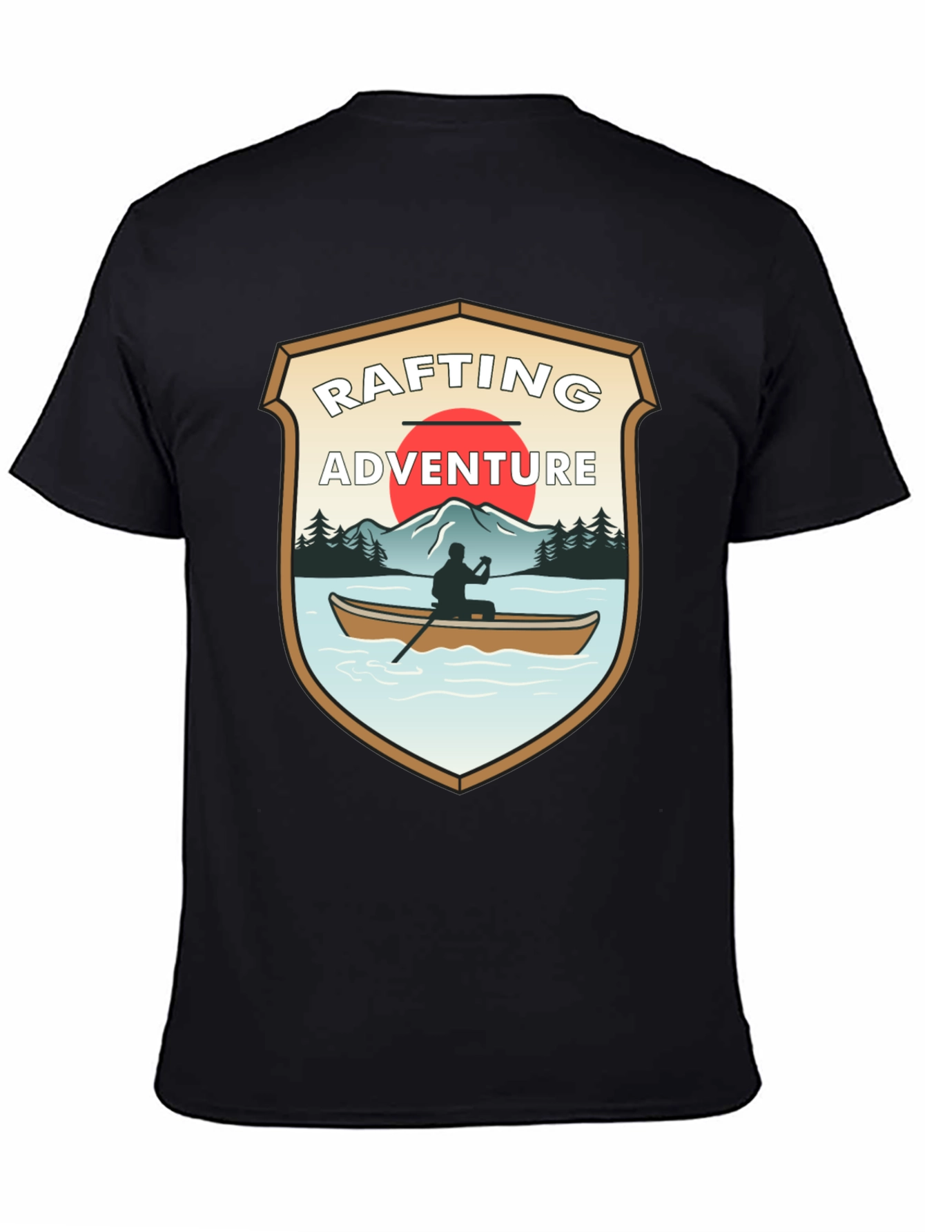 Rafting Adventure Graphic T-Shirt - Outdoor Style