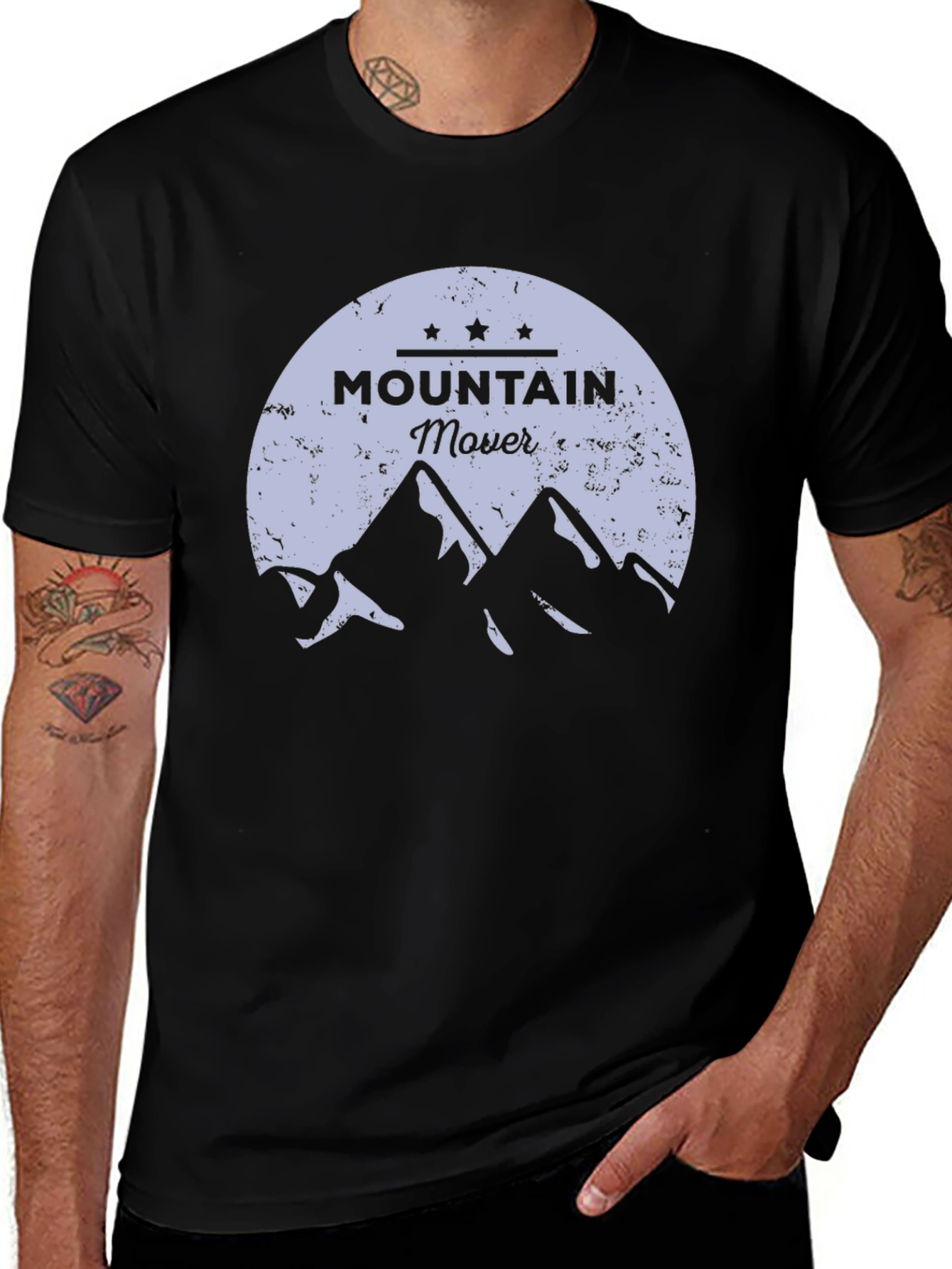 Mountain Mover Graphic Tee - Black