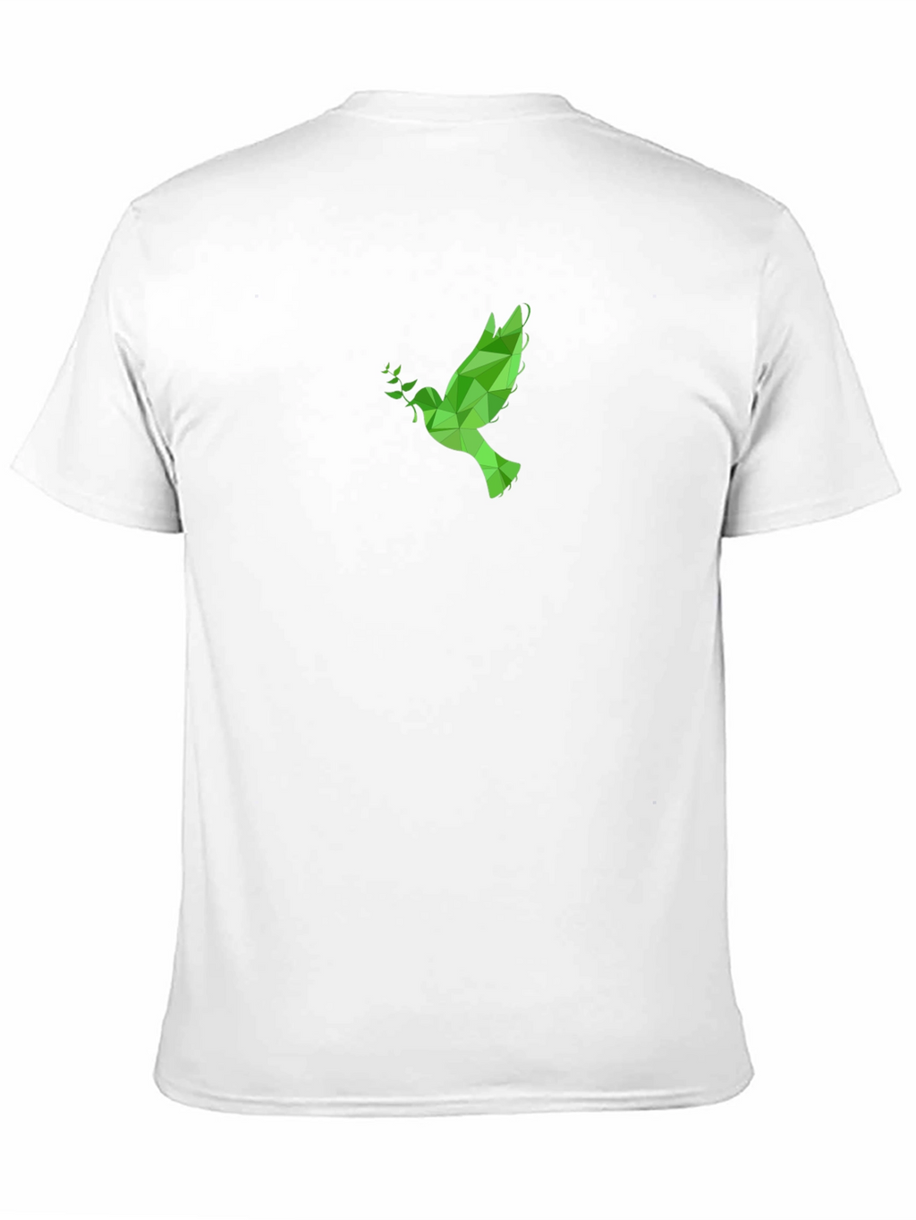 Geometric Dove Graphic Tee - Peace & Style