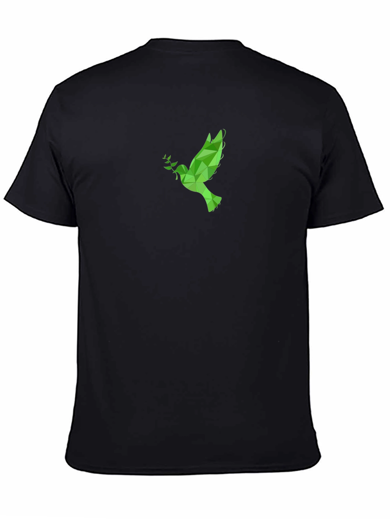 Geometric Dove Graphic Tee - Peace & Style