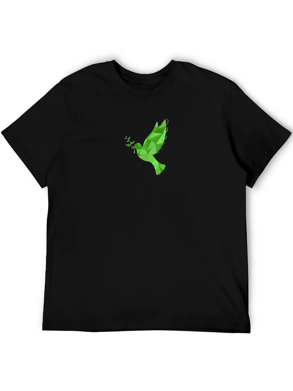 Geometric Dove Graphic Tee - Peace & Style