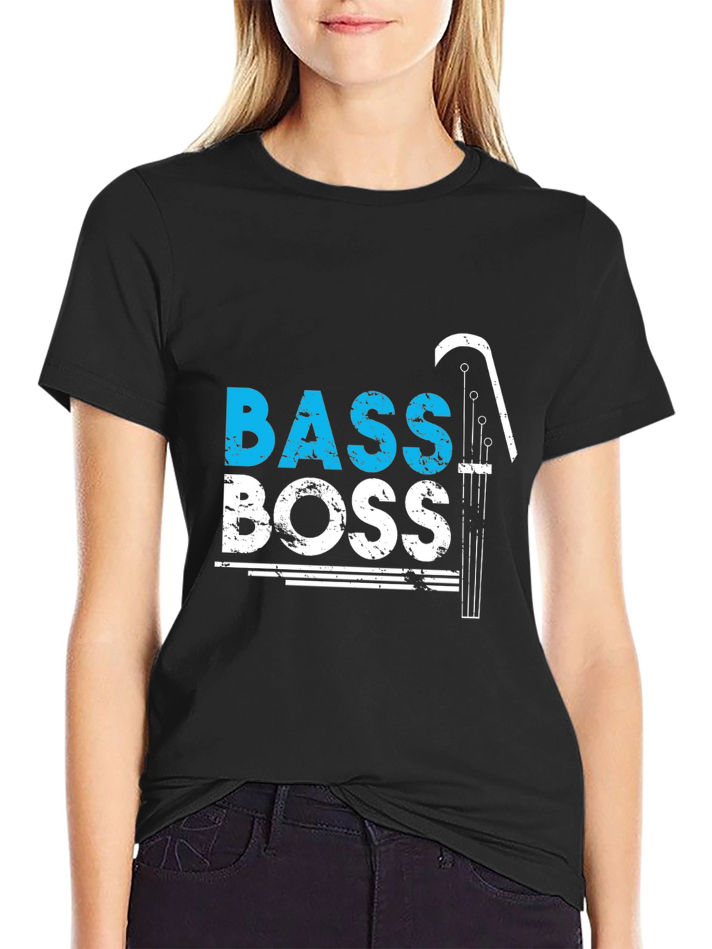 Bass Boss Graphic Tee - Musician T-Shirt