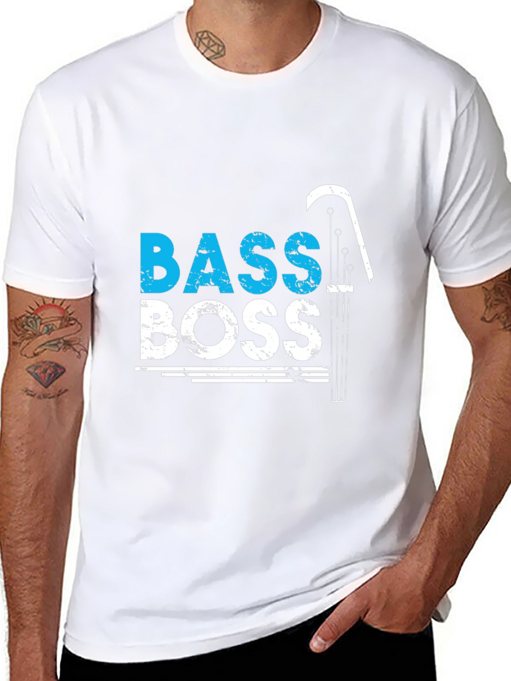 Bass Boss Graphic Tee - Musician T-Shirt
