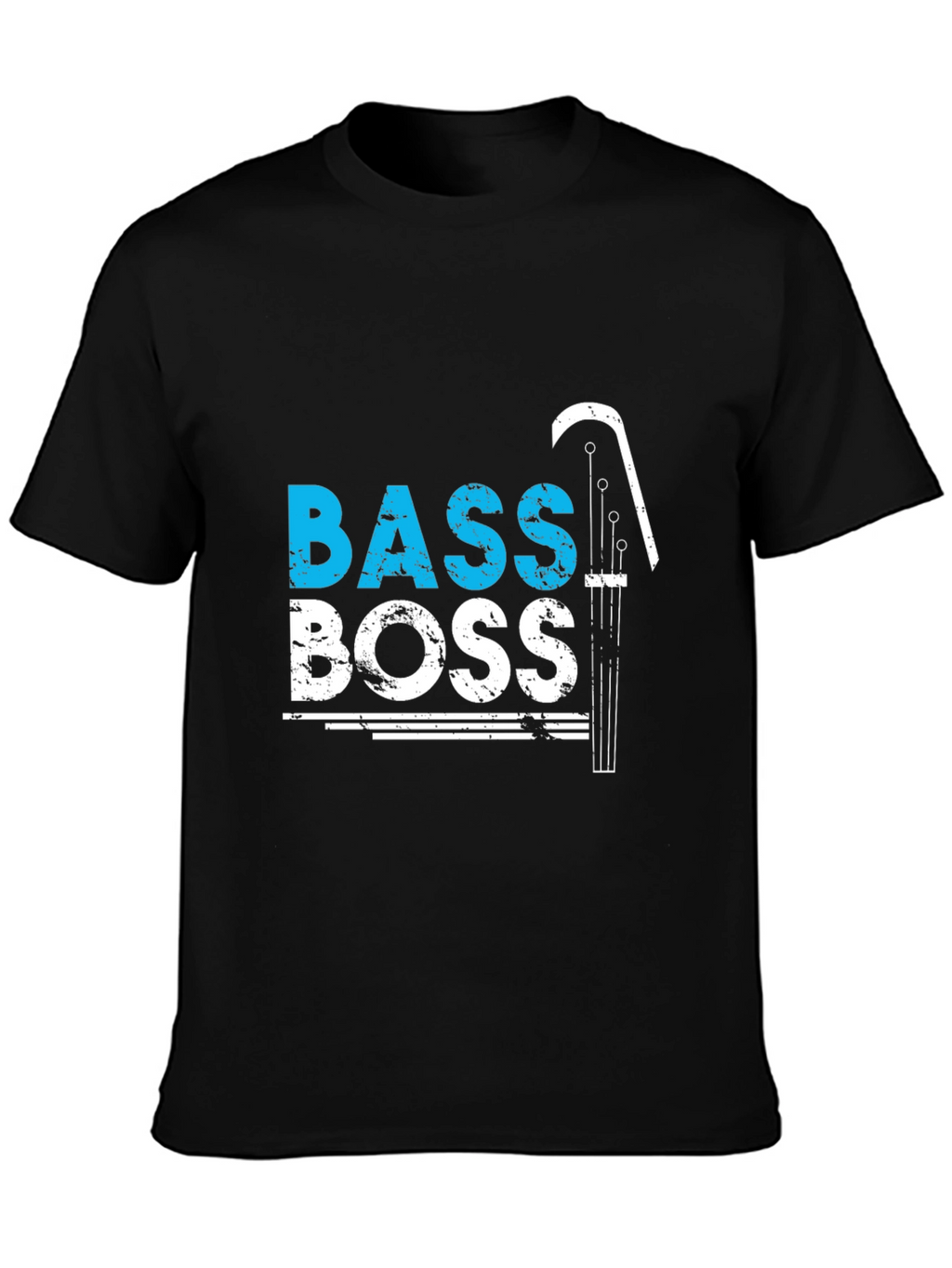 Bass Boss Graphic Tee - Musician T-Shirt