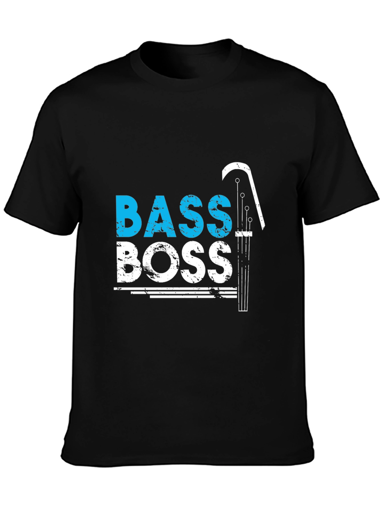Bass Boss Graphic Tee - Musician T-Shirt