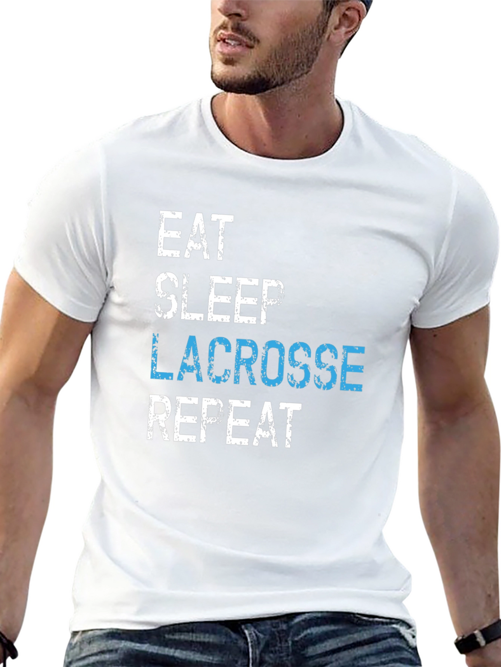 Eat Sleep Lacrosse Repeat T-Shirt