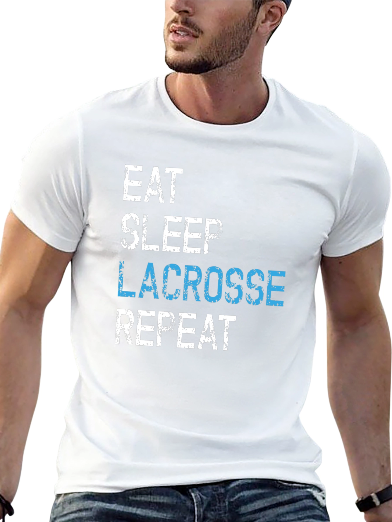Eat Sleep Lacrosse Repeat T-Shirt