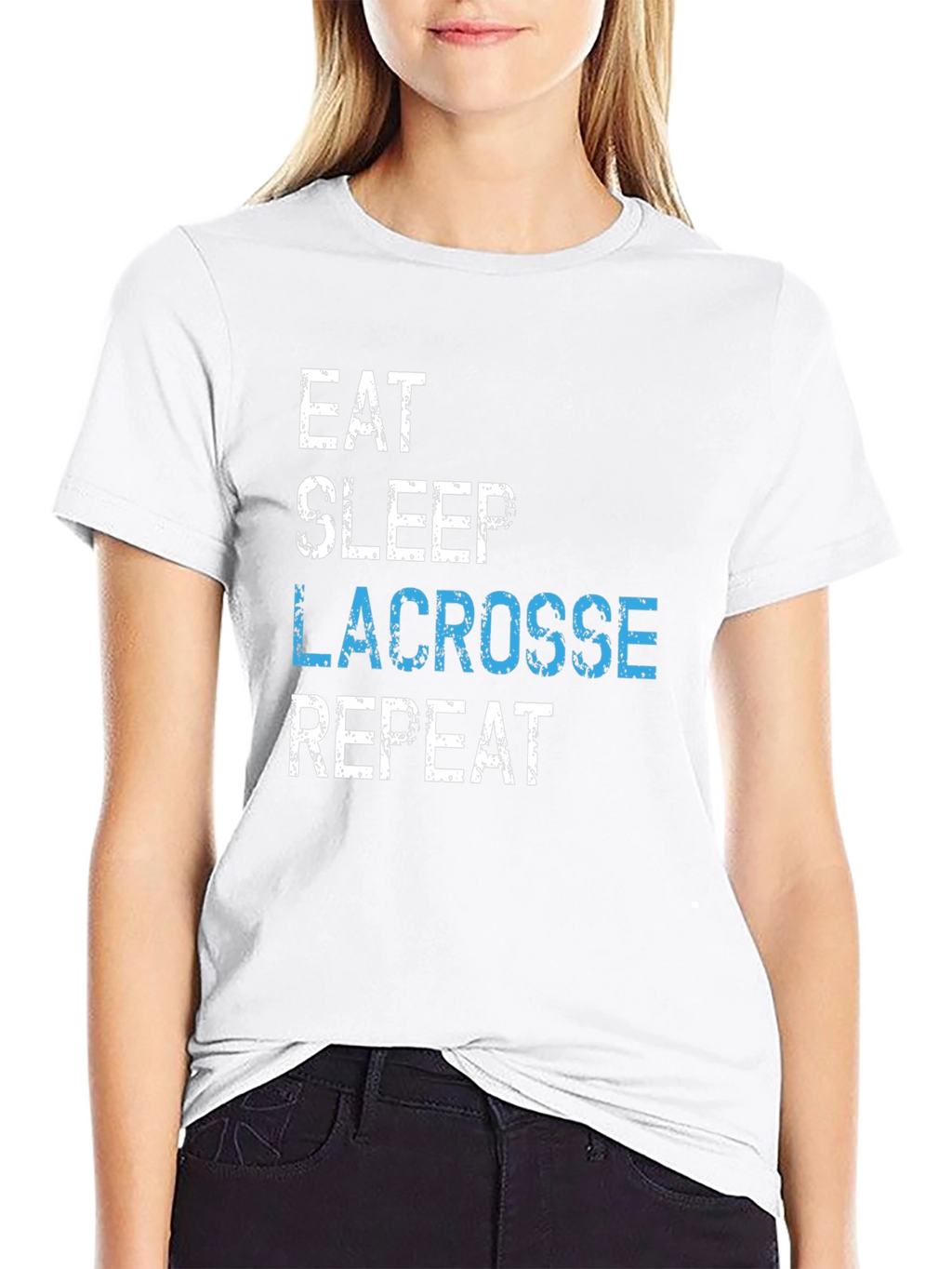 Eat Sleep Lacrosse Repeat T-Shirt