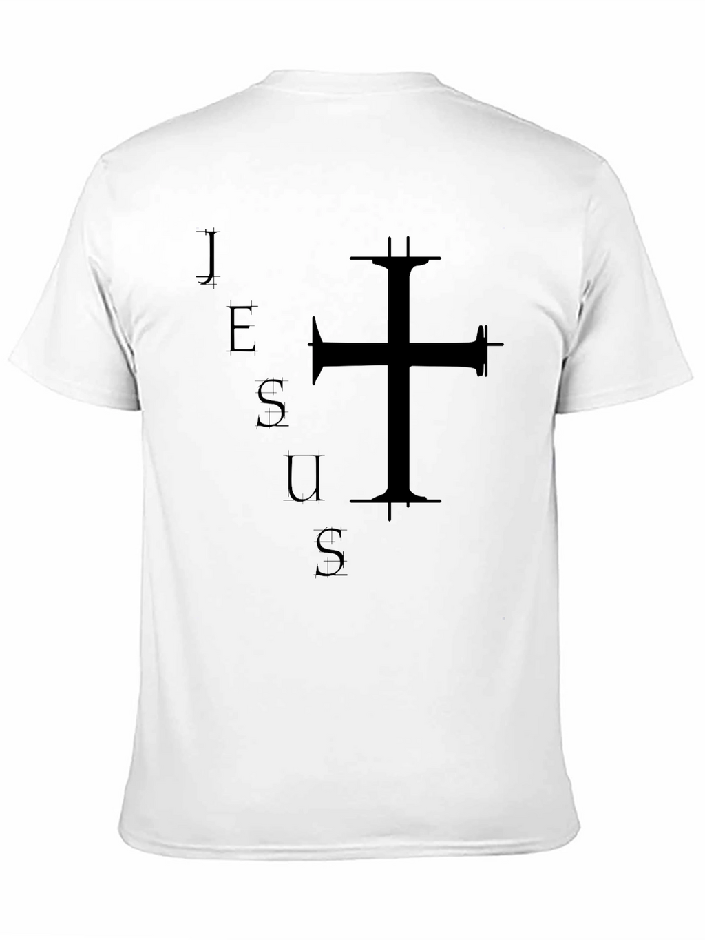 Jesus Cross Graphic Black Tee