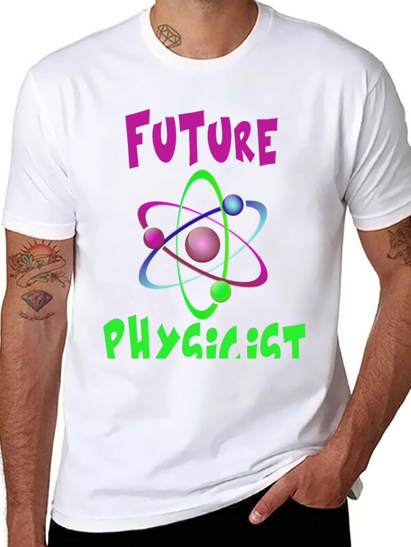 Future Physicist T-Shirt - Science Atom Design