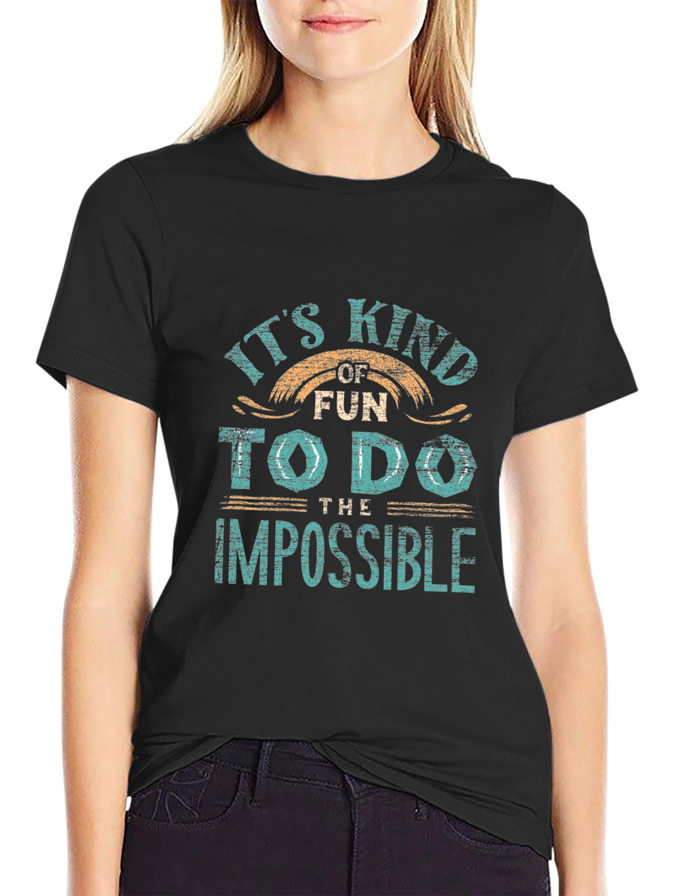 Impossible Fun Graphic Tee - Soft Cotton Casual Wear