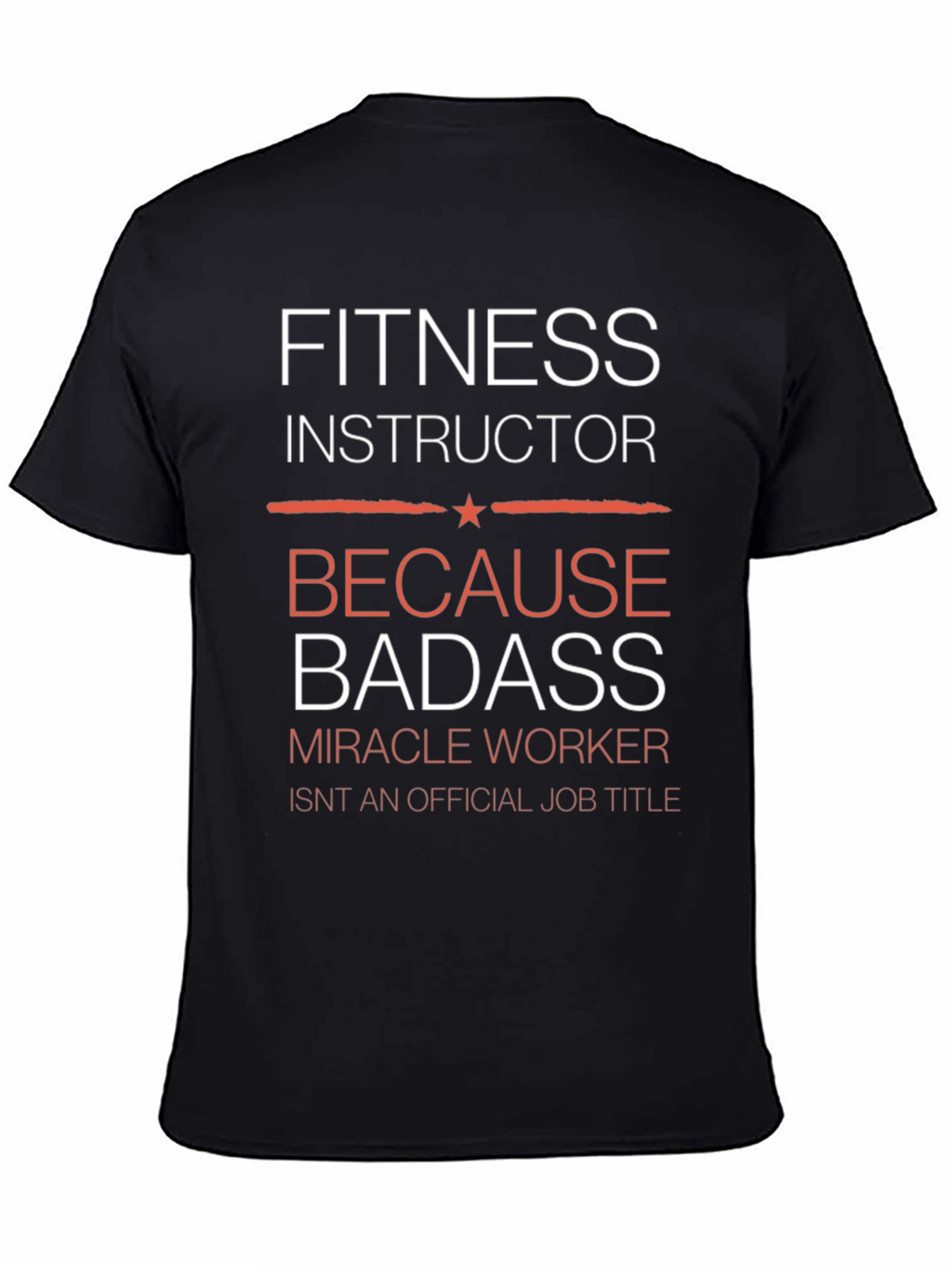 Fitness Instructor Badass Graphic Tee