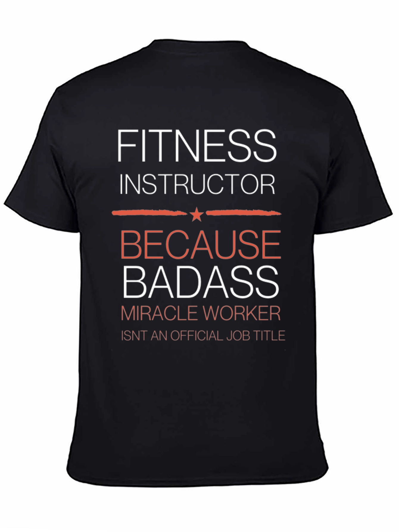 Fitness Instructor Badass Graphic Tee