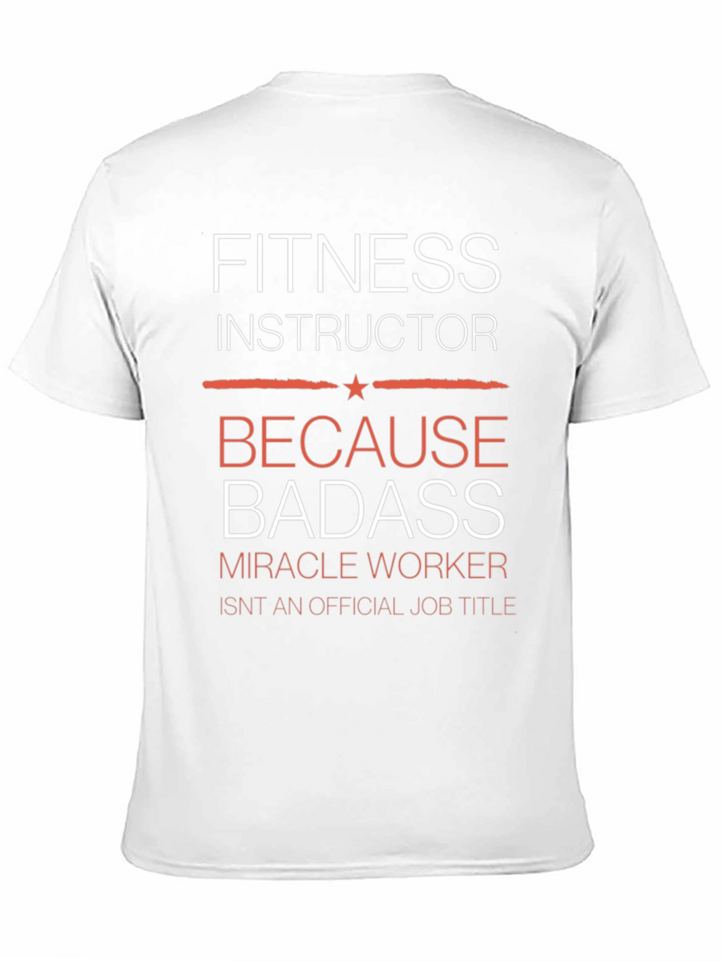 Fitness Instructor Badass Graphic Tee