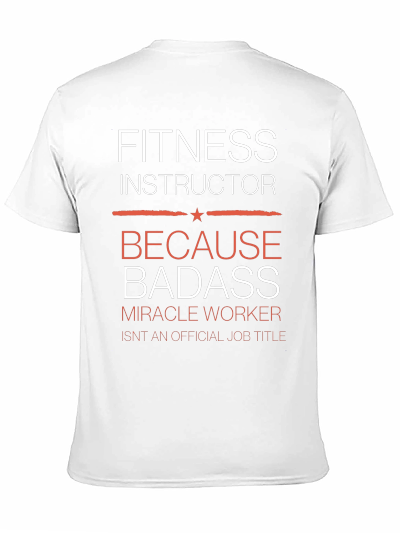 Fitness Instructor Badass Graphic Tee