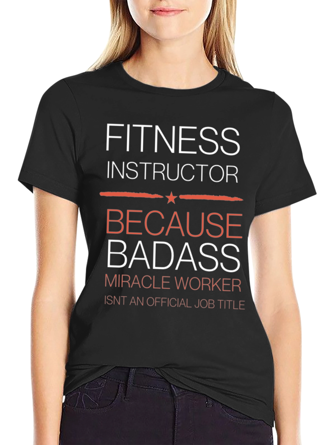 Fitness Instructor Badass Graphic Tee