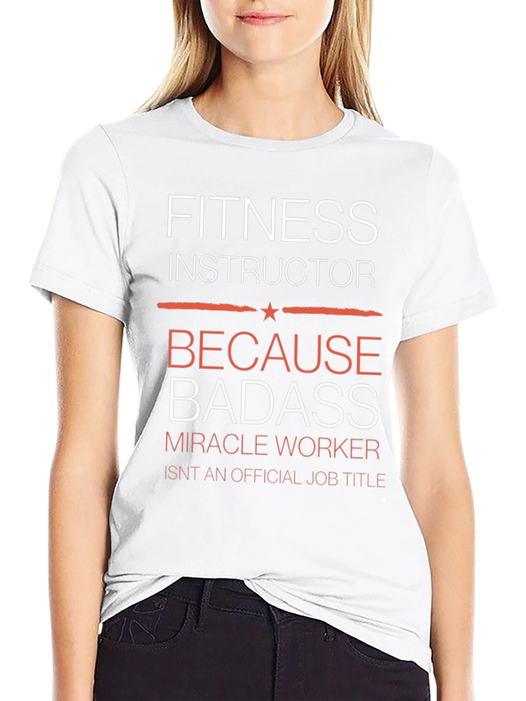 Fitness Instructor Badass Graphic Tee