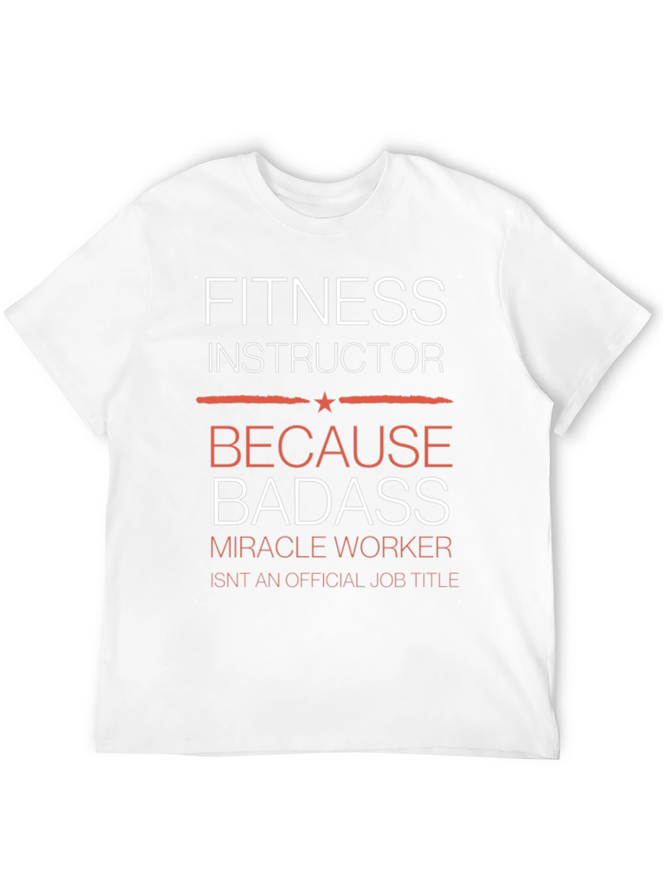 Fitness Instructor Badass Graphic Tee