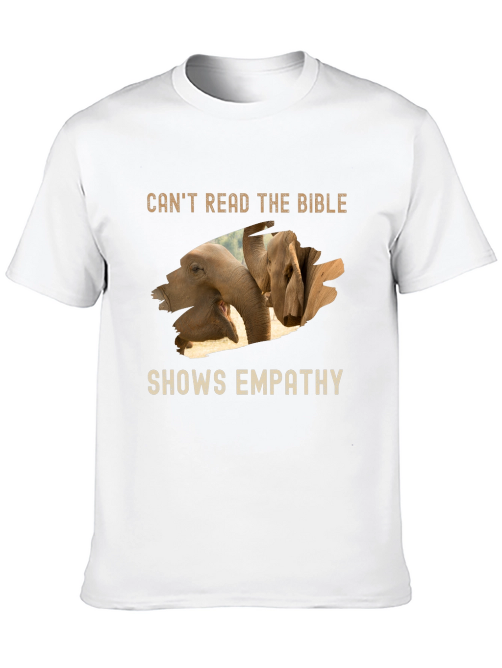 Empathy Elephant Graphic T-Shirt