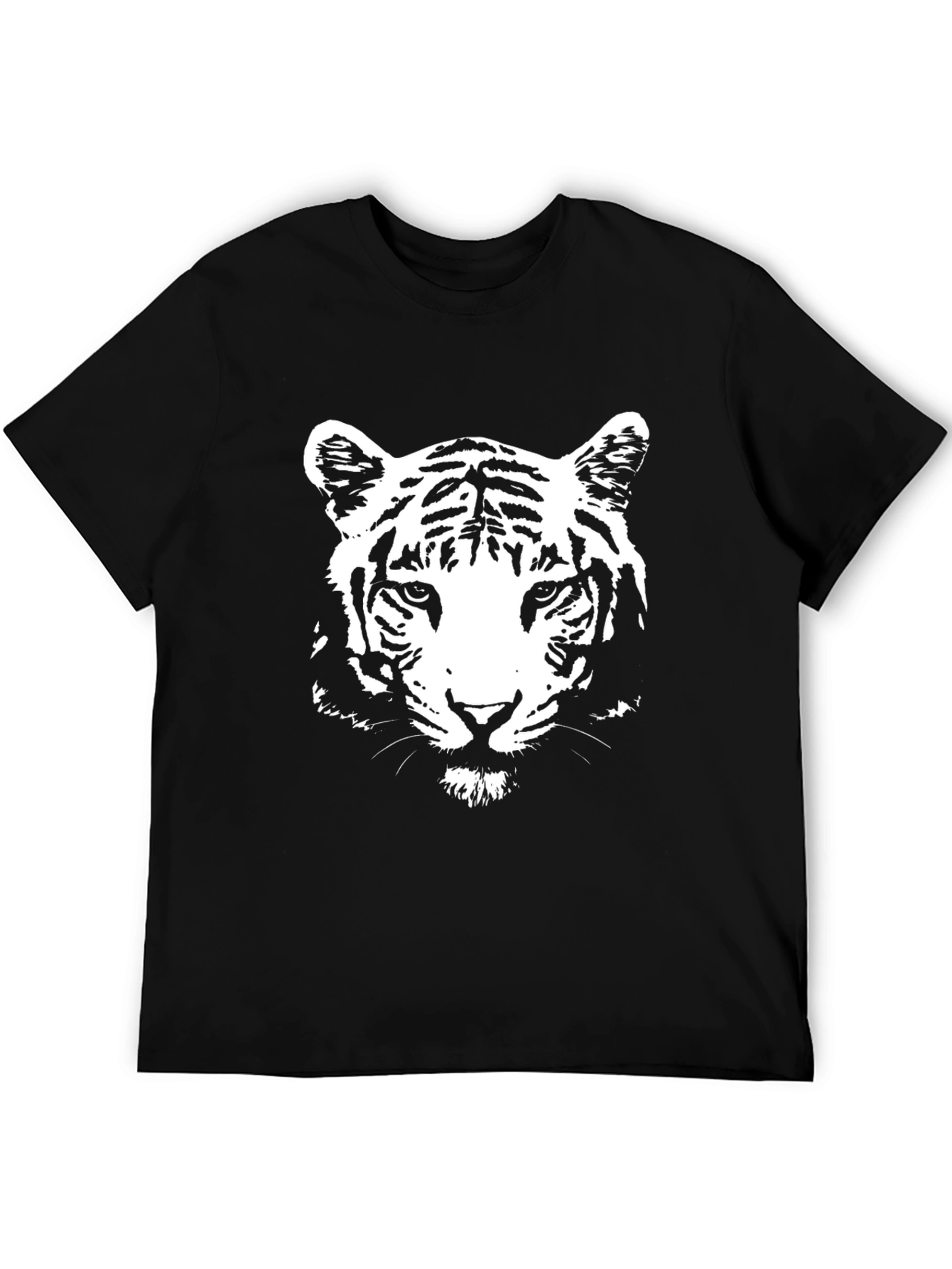 Black Tiger Graphic Tee - Stylish Mens T-Shirt