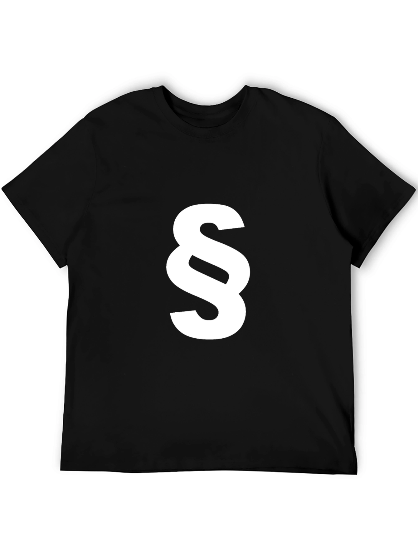 Paragraph Symbol Graphic Tee - Black