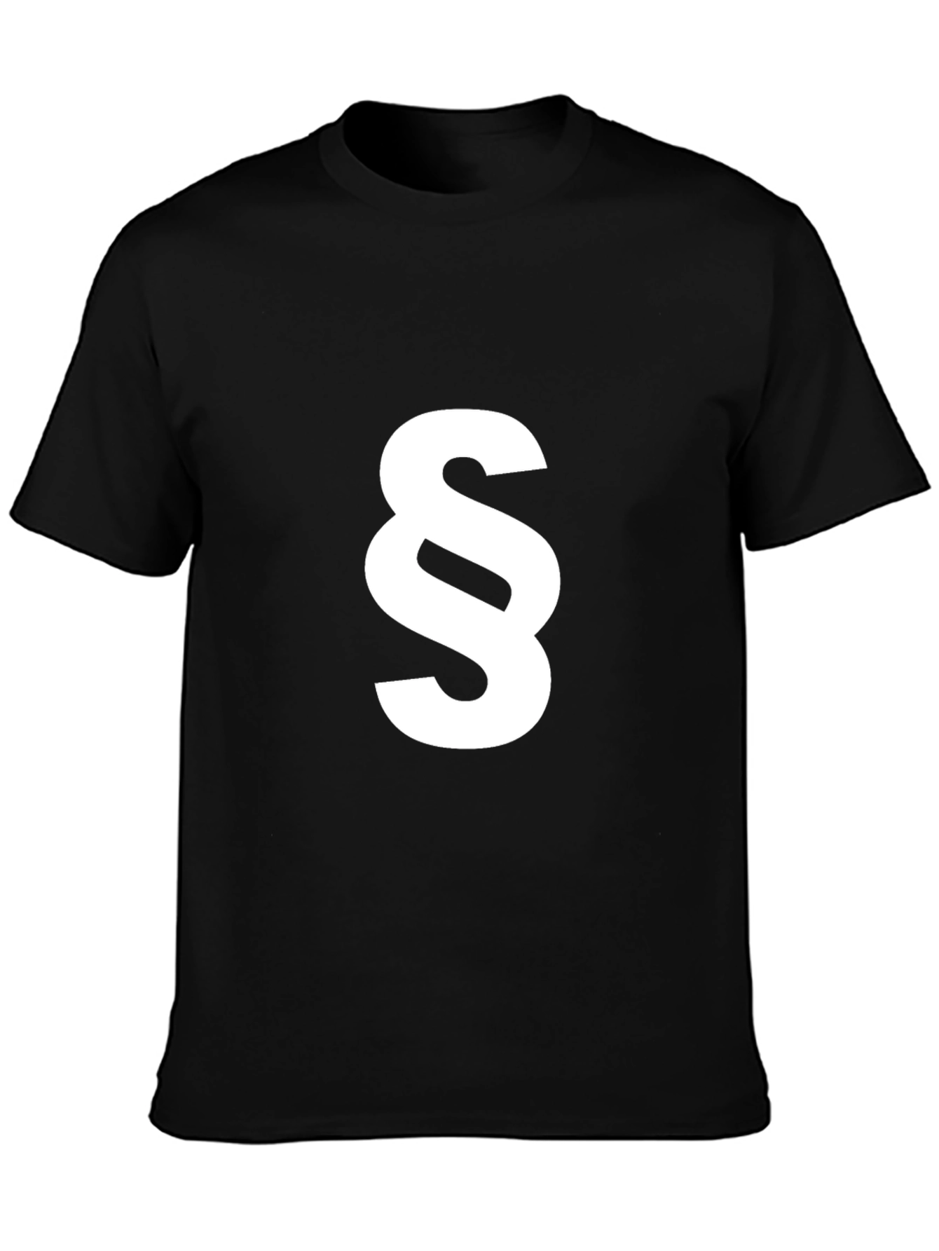 Paragraph Symbol Graphic Tee - Black