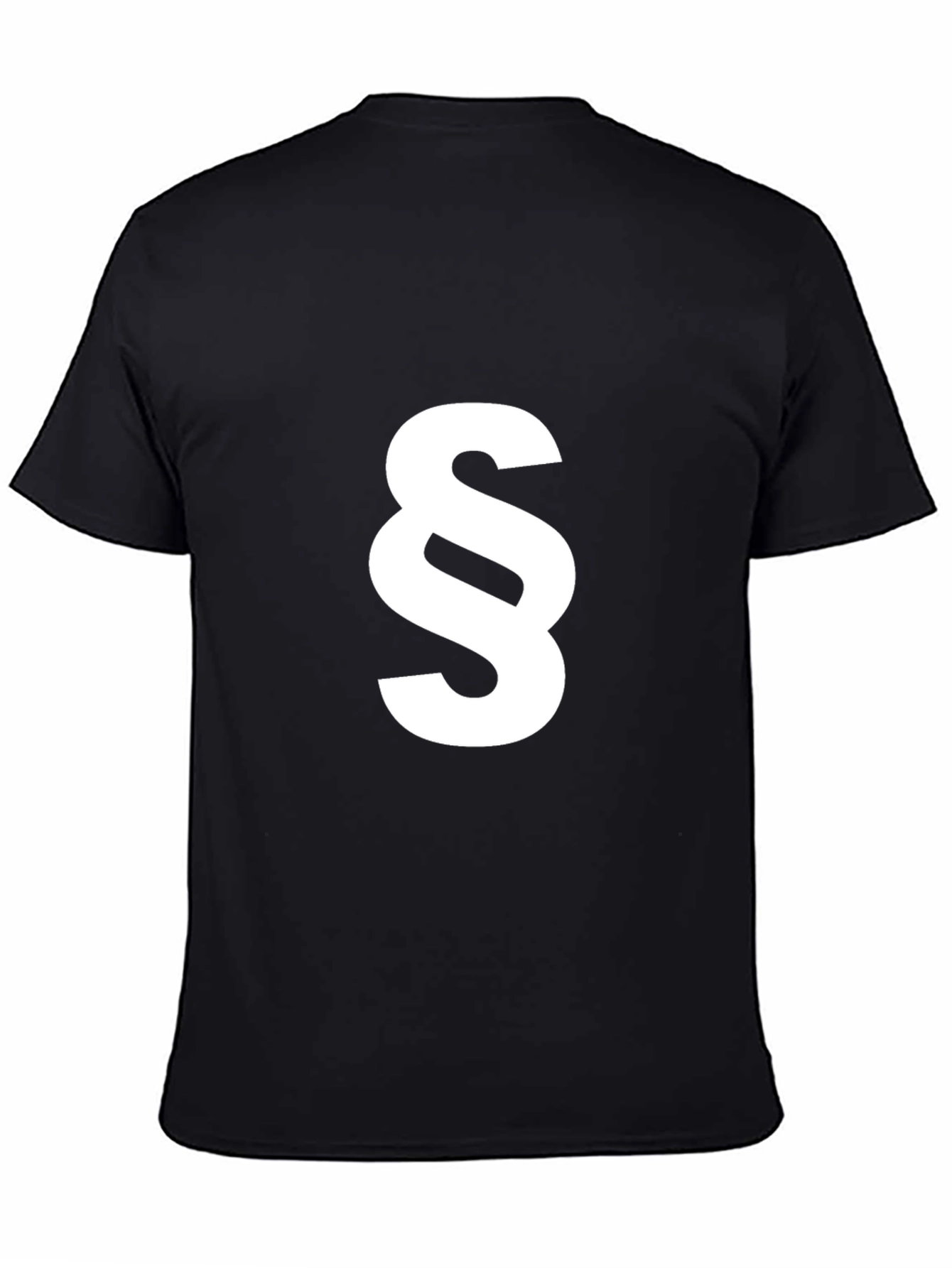 Paragraph Symbol Graphic Tee - Black