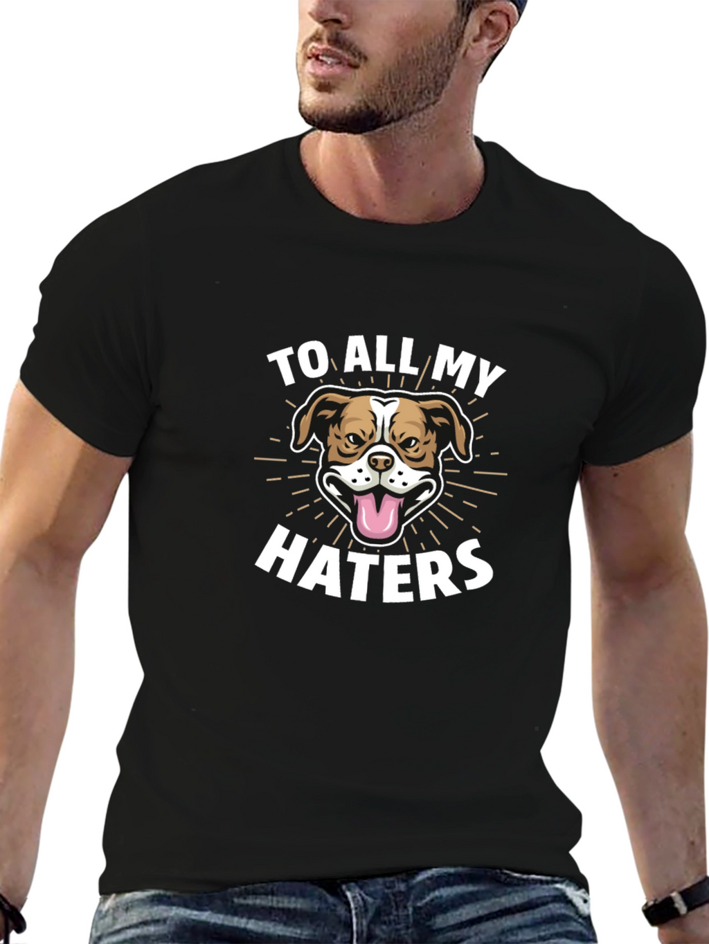 To All My Haters Dog Graphic Tee