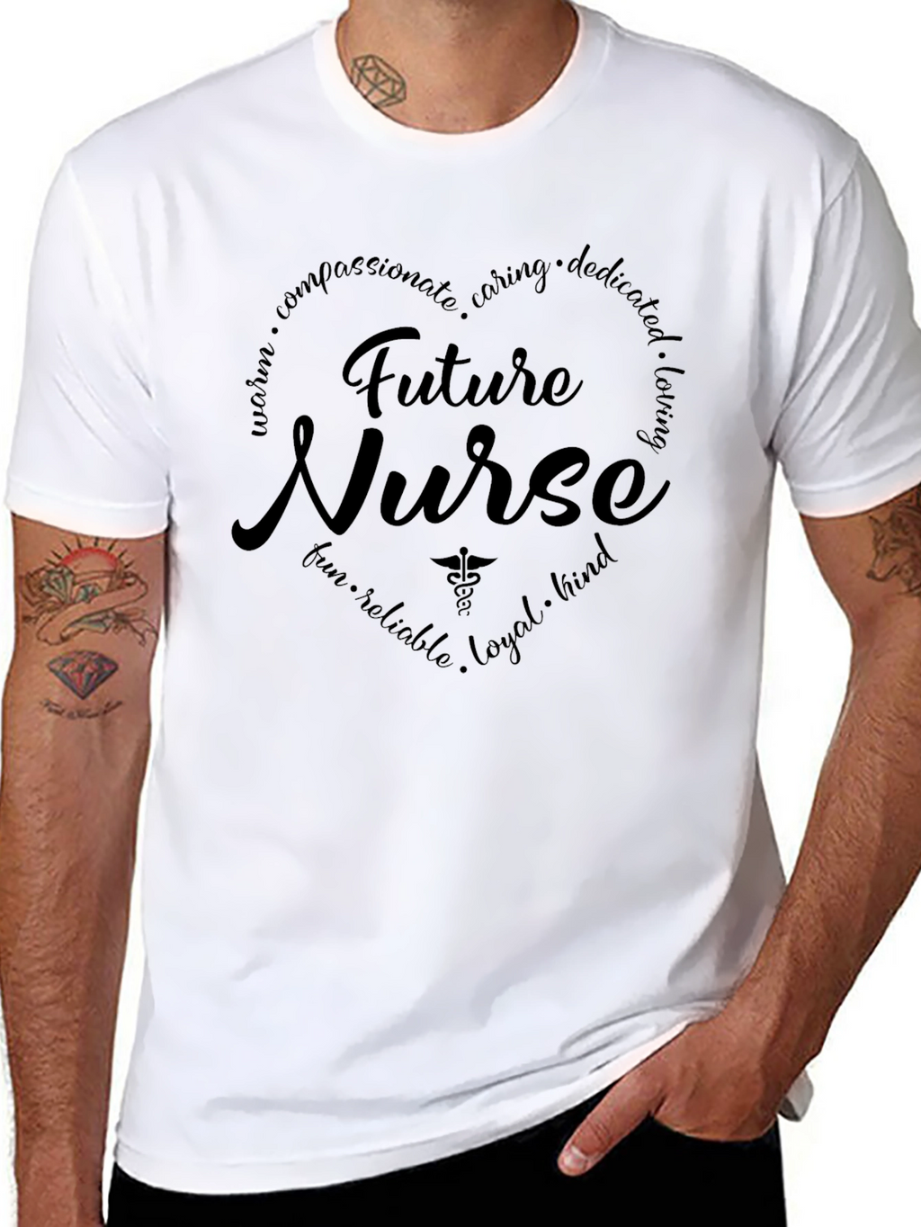 Future Nurse T-Shirt - Caring & Dedicated