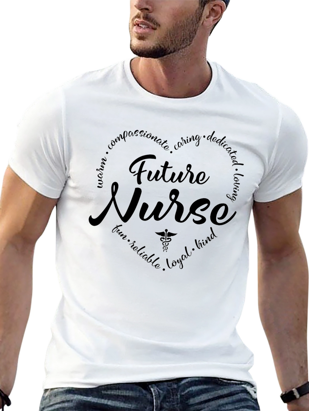 Future Nurse T-Shirt - Caring & Dedicated