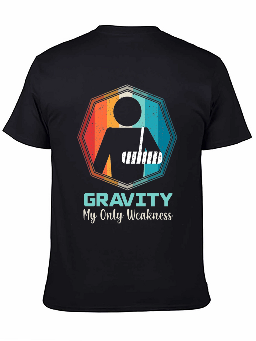 Gravity Weakness Broken Arm Funny T-Shirt