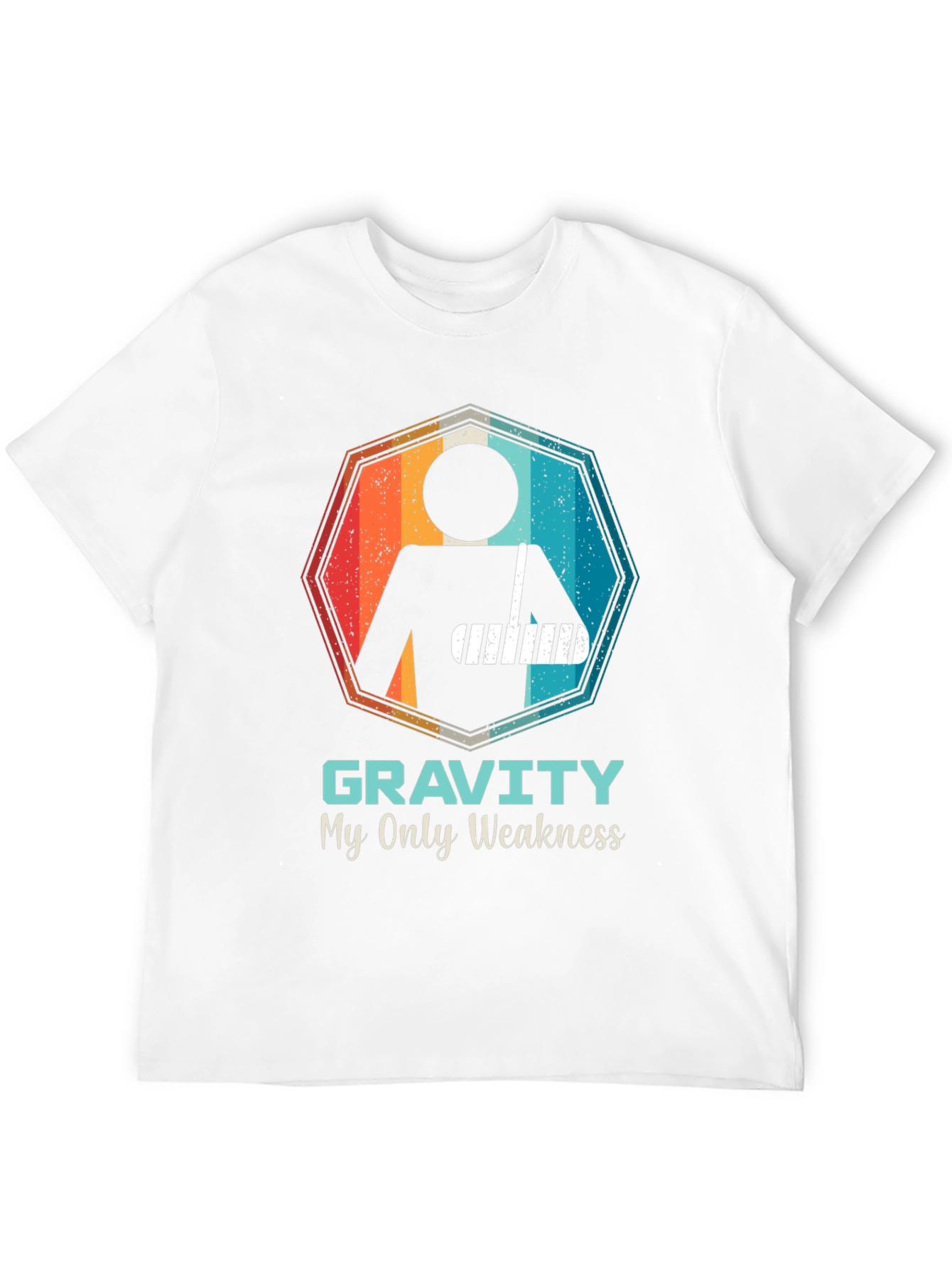 Gravity Weakness Broken Arm Funny T-Shirt