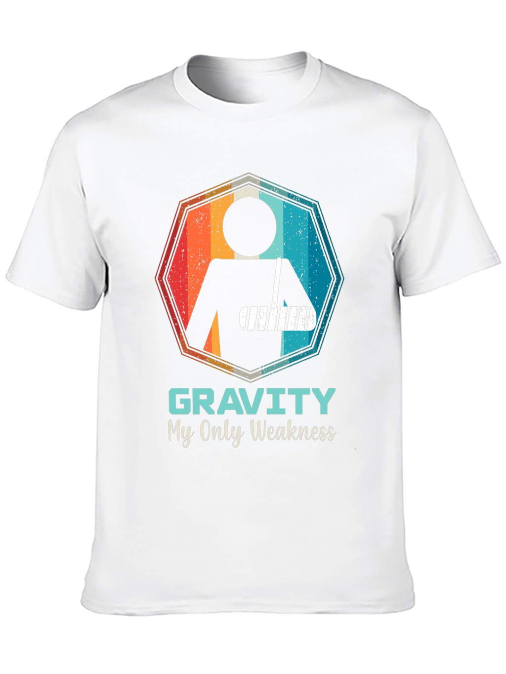 Gravity Weakness Broken Arm Funny T-Shirt