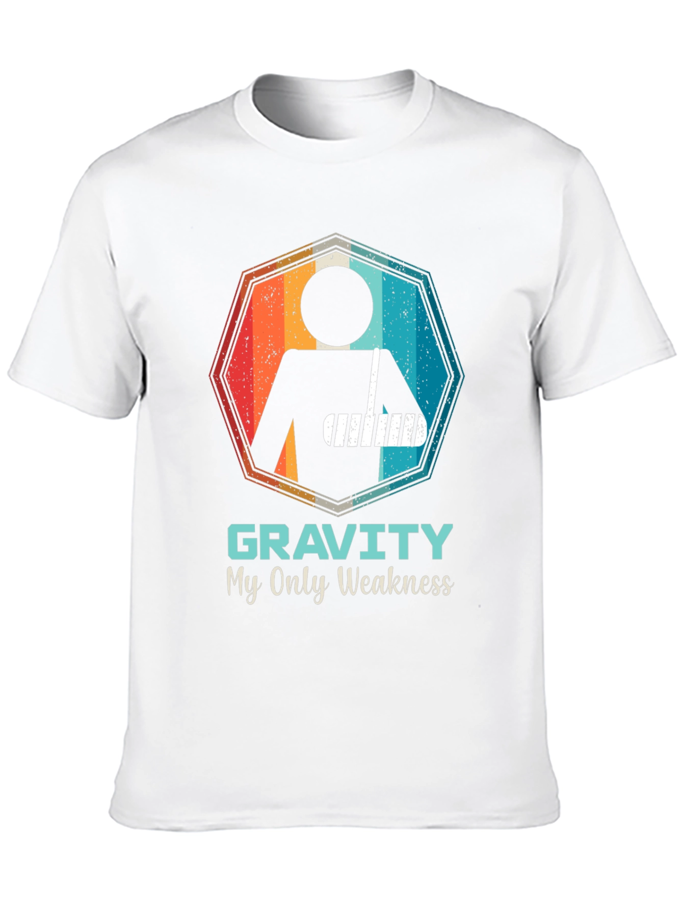Gravity Weakness Broken Arm Funny T-Shirt