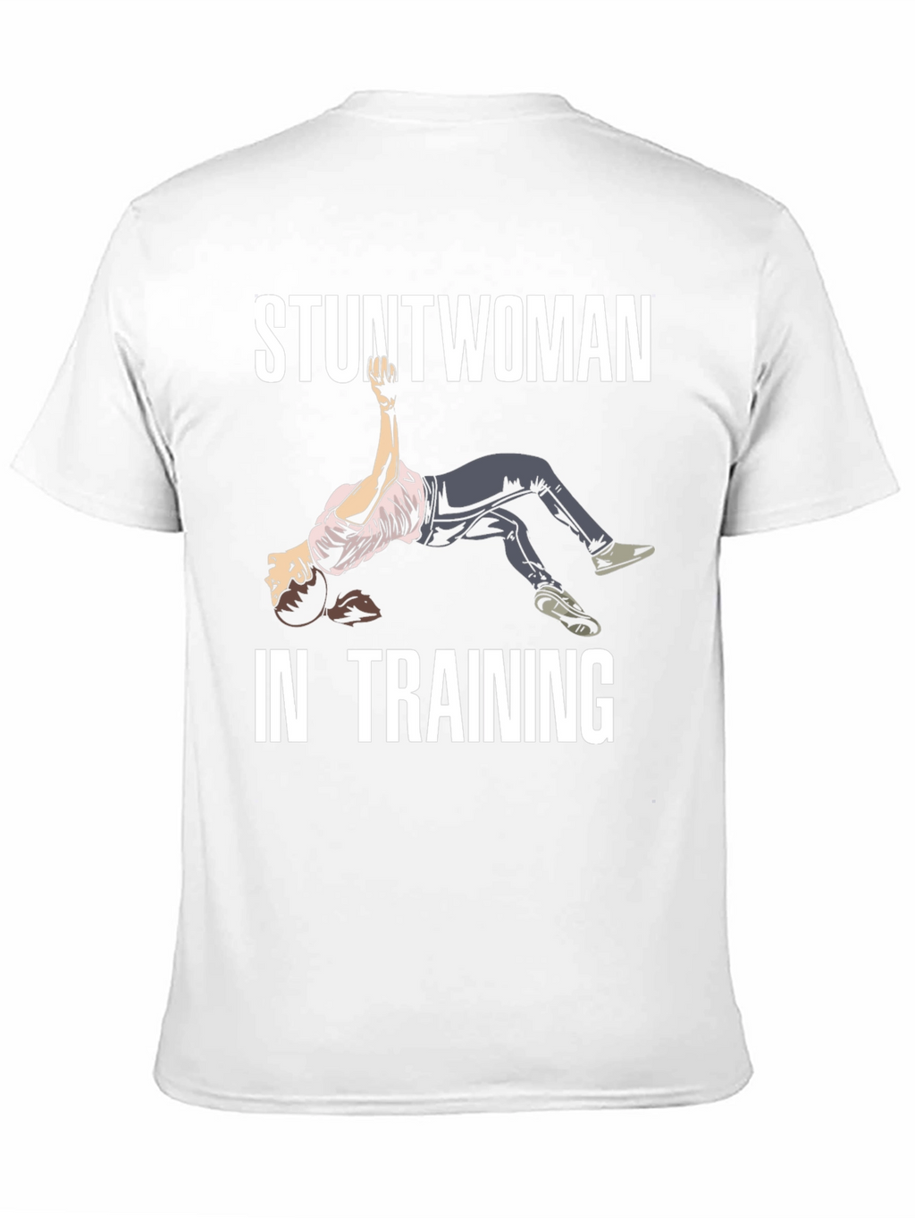 Stuntwoman In Training T-Shirt - Black Graphic Tee
