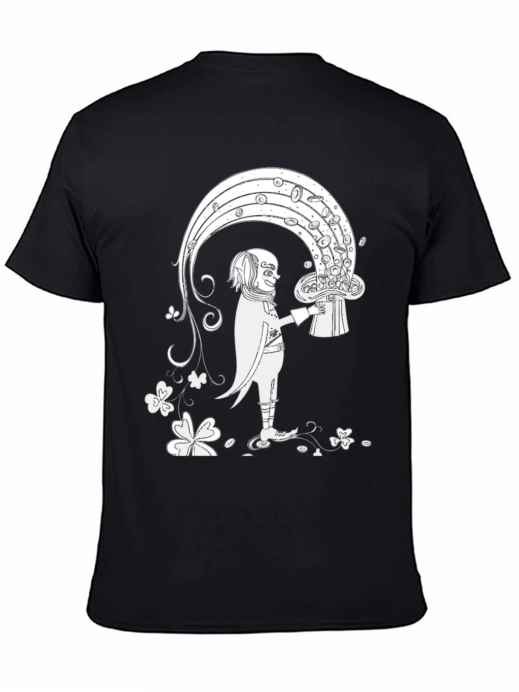 Lucky Leprechaun Hat Rainbow T-Shirt