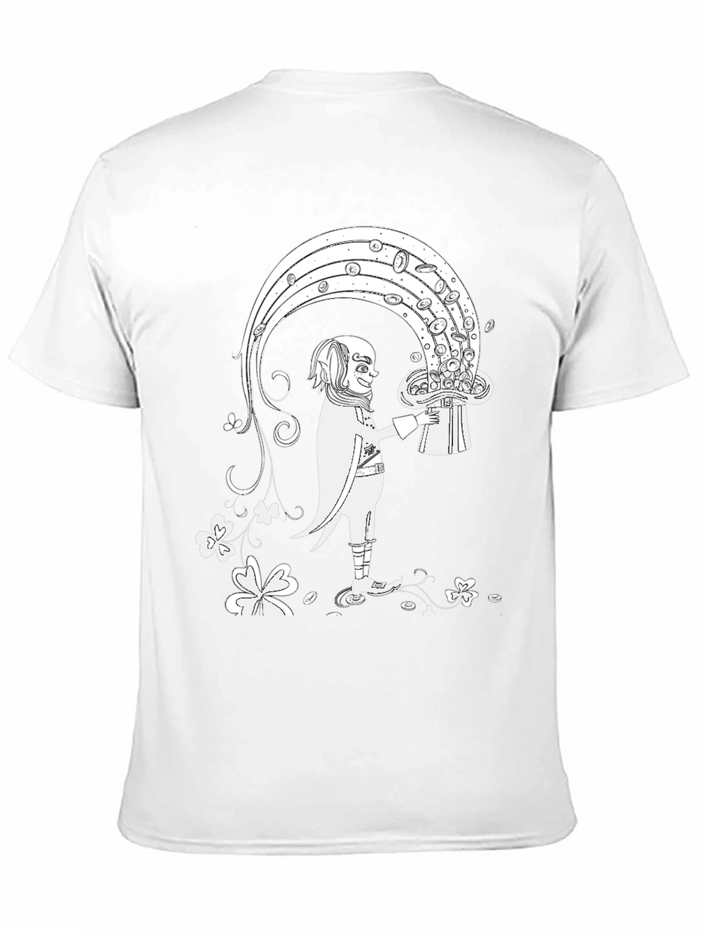 Lucky Leprechaun Hat Rainbow T-Shirt