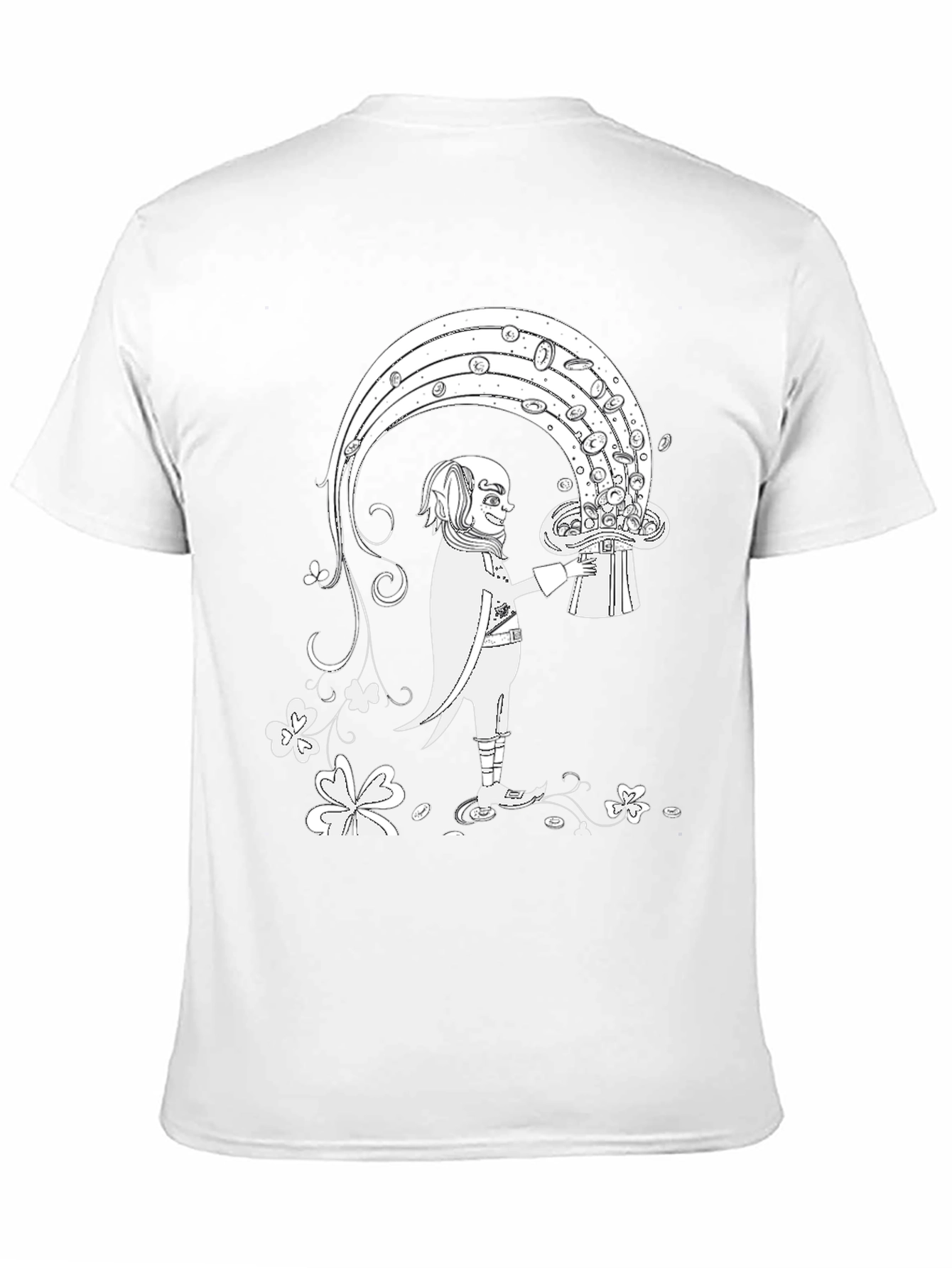 Lucky Leprechaun Hat Rainbow T-Shirt