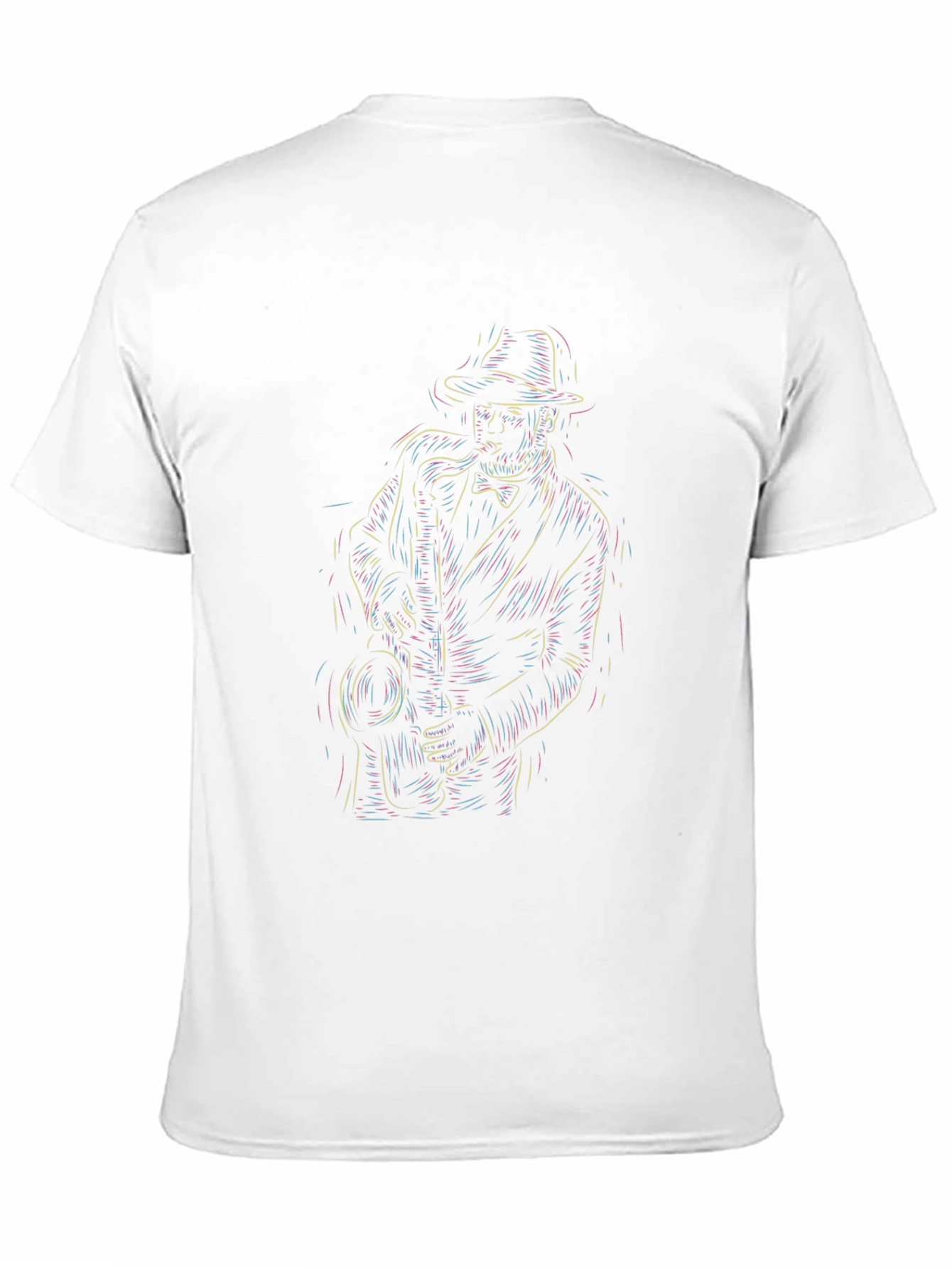 Cool Jazz Musician Graphic Tee - Black