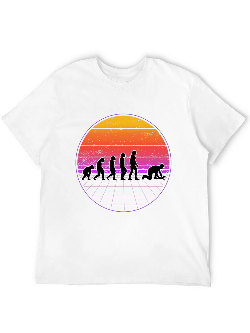 Retro Evolution T-Shirt - Black