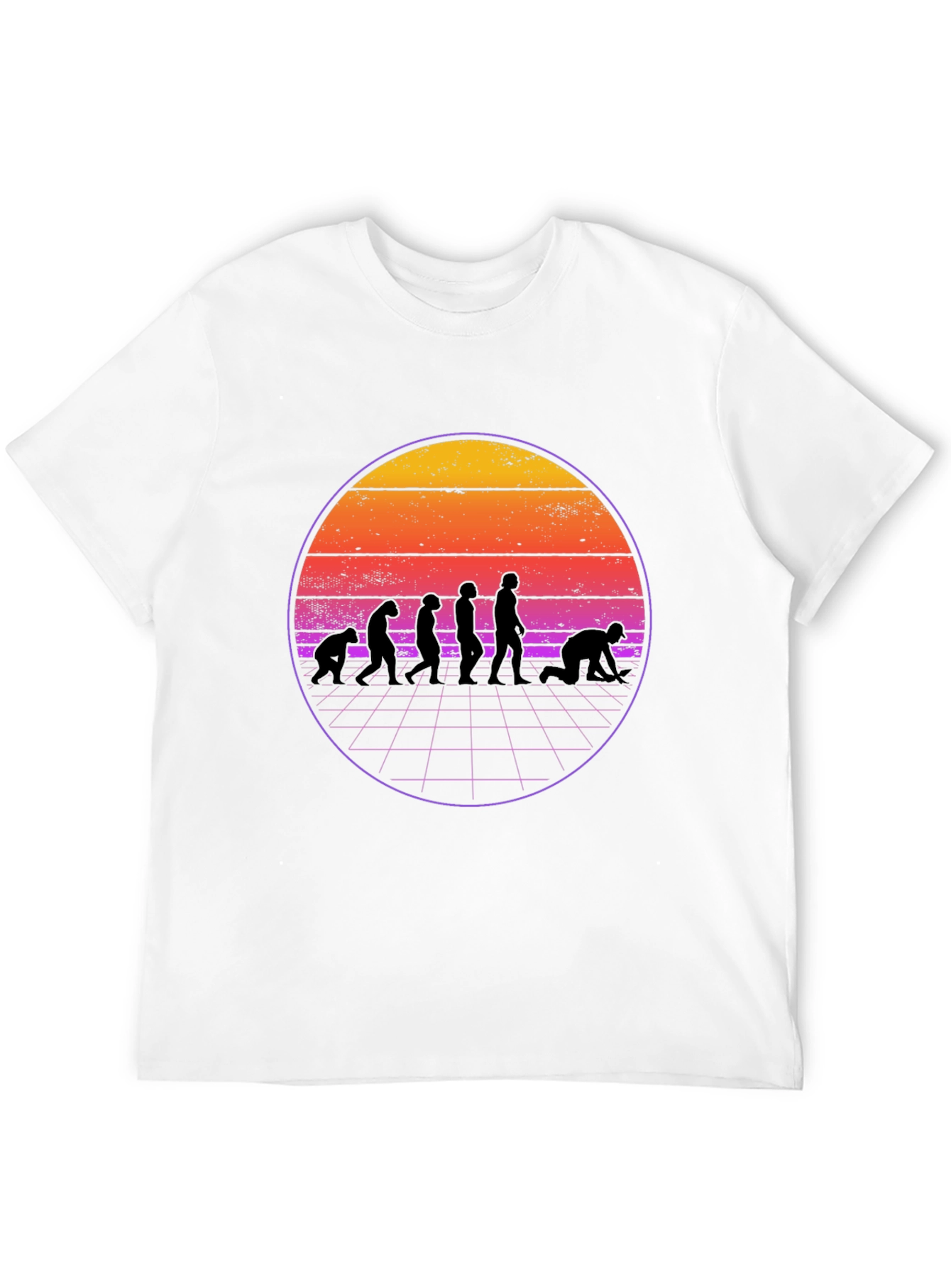 Retro Evolution T-Shirt - Black